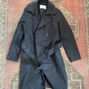 Everlane Black Trench Coat